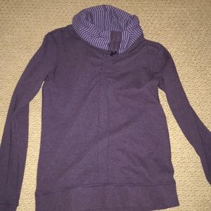 Lululemon Purple Pullover Cowl Neck Size 6